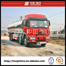 Nouveau camion-citerne en plastique de Faw 8X4 24700L pour la livraison de propriété liquide chimique (HZZ5311GHY)